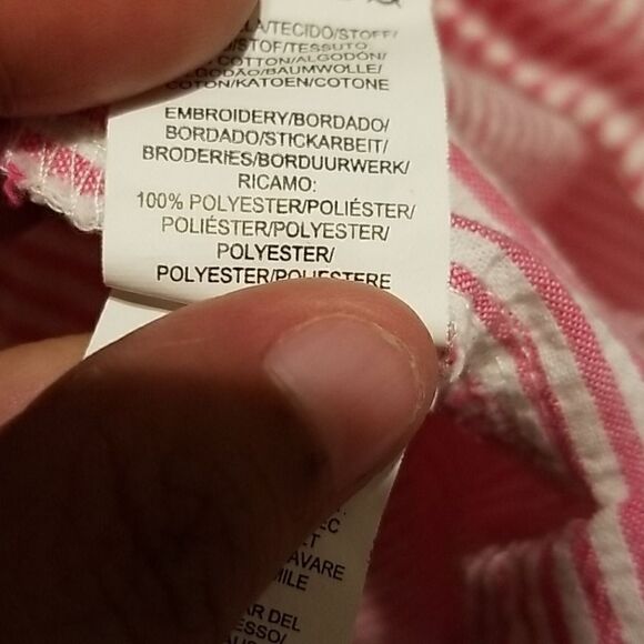 PRIMARK Striped Embroidered Dress Size 4 - Picture 9 of 9